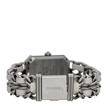 Chanel Stainless Steel Lambskin Mother of Pearl 20mm Chain Premiere Quartz Watch White S 3 of 4