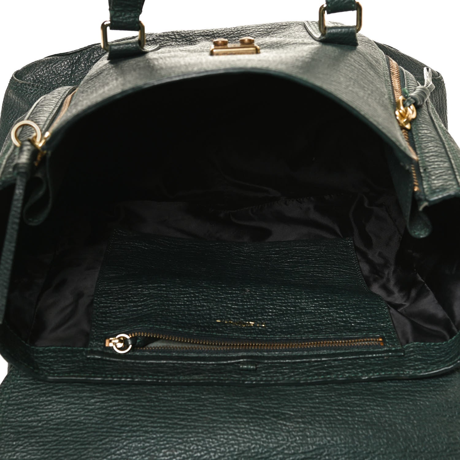 3.1 Phillip Lim Textured Calfskin Large Pashli Satchel Jade 5 of 13