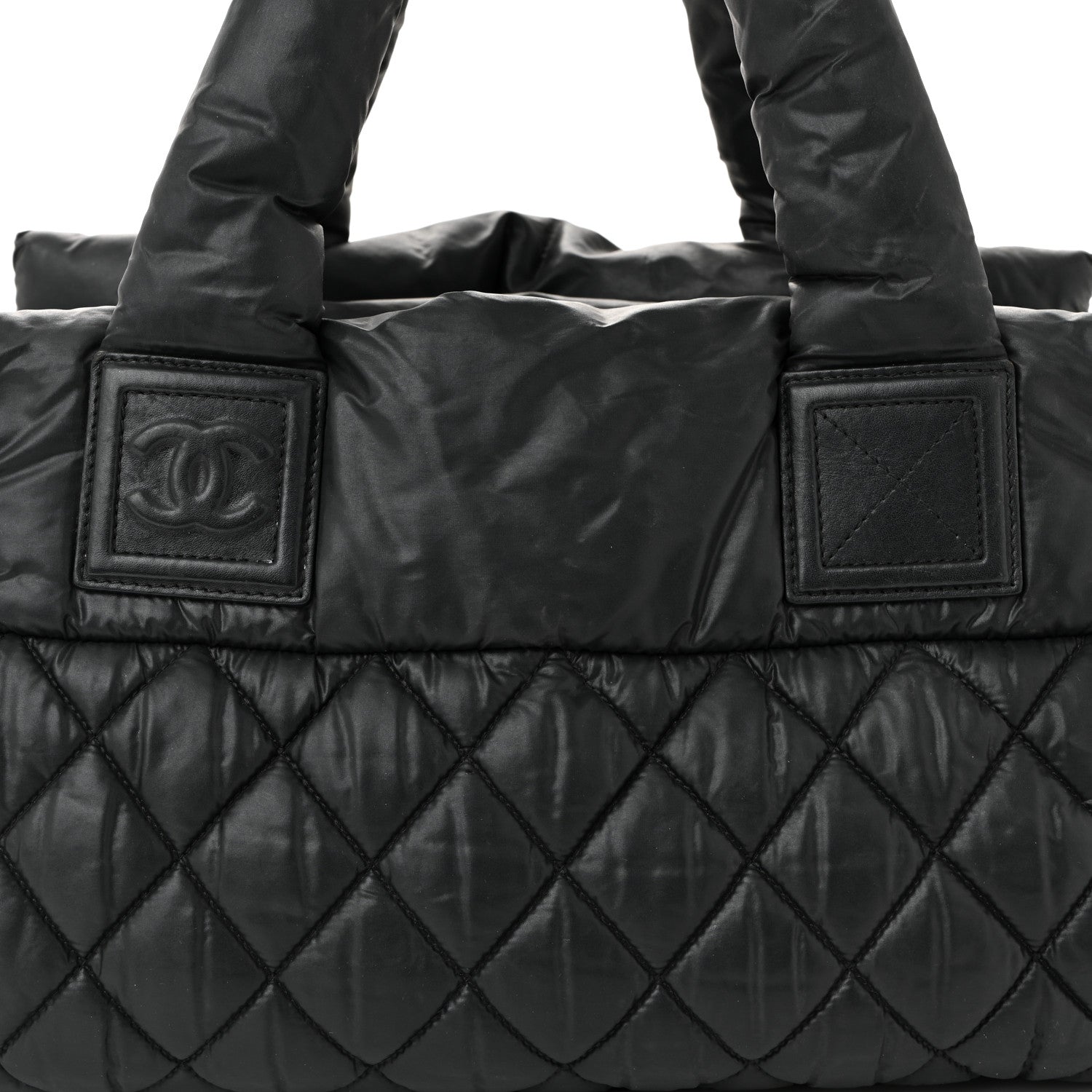 Chanel Nylon Coco Cocoon Zipped Tote Black 8 of 11