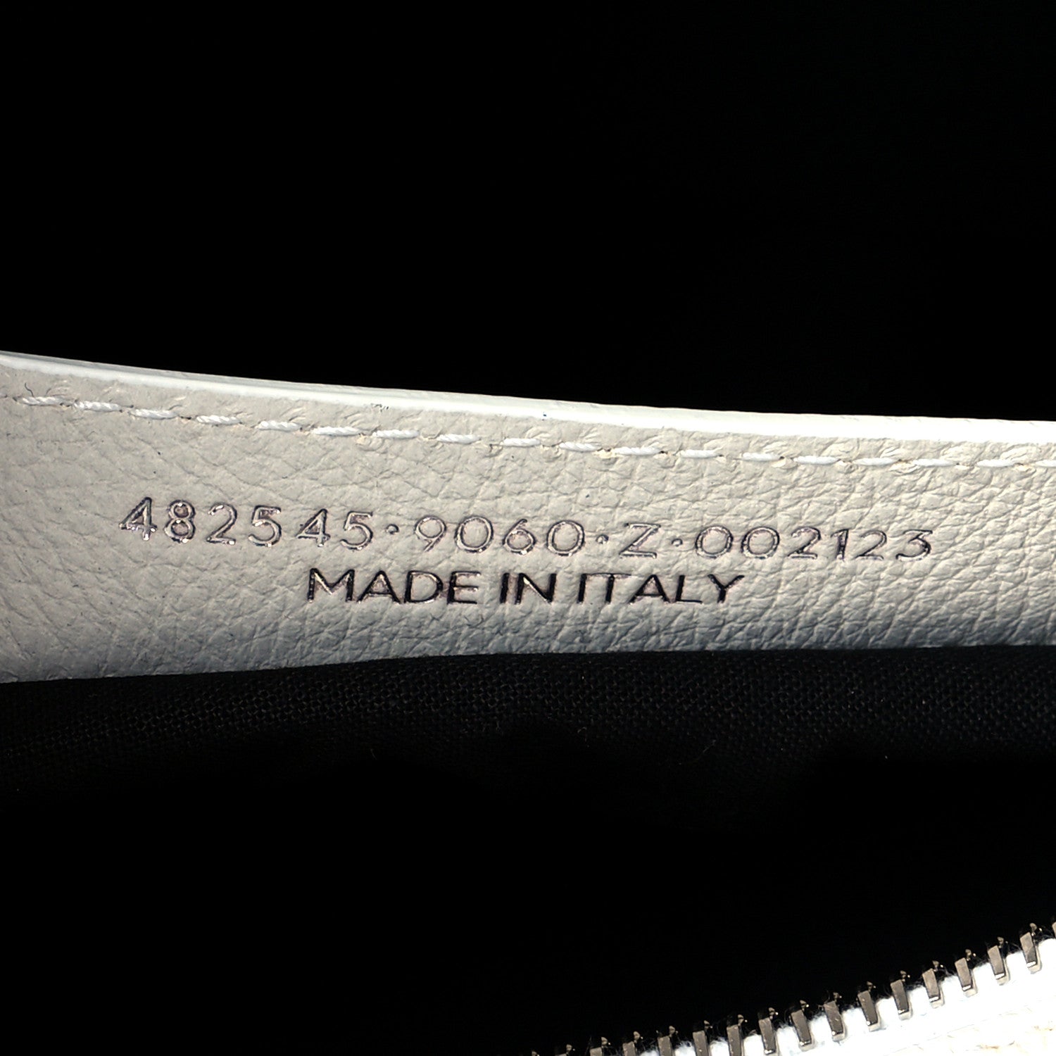 Balenciaga Calfskin Medium Logo North South Shopping Tote White 7 of 10