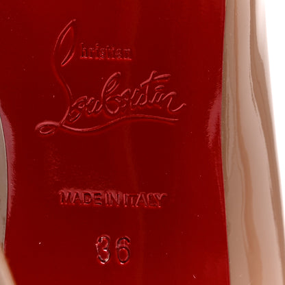 Christian Louboutin Patent So Kate 120 Pumps 36 Nude 7 of 10