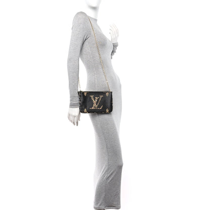 Louis Vuitton Monogram Giant Jungle Pochette Double Zip Black 2 of 10