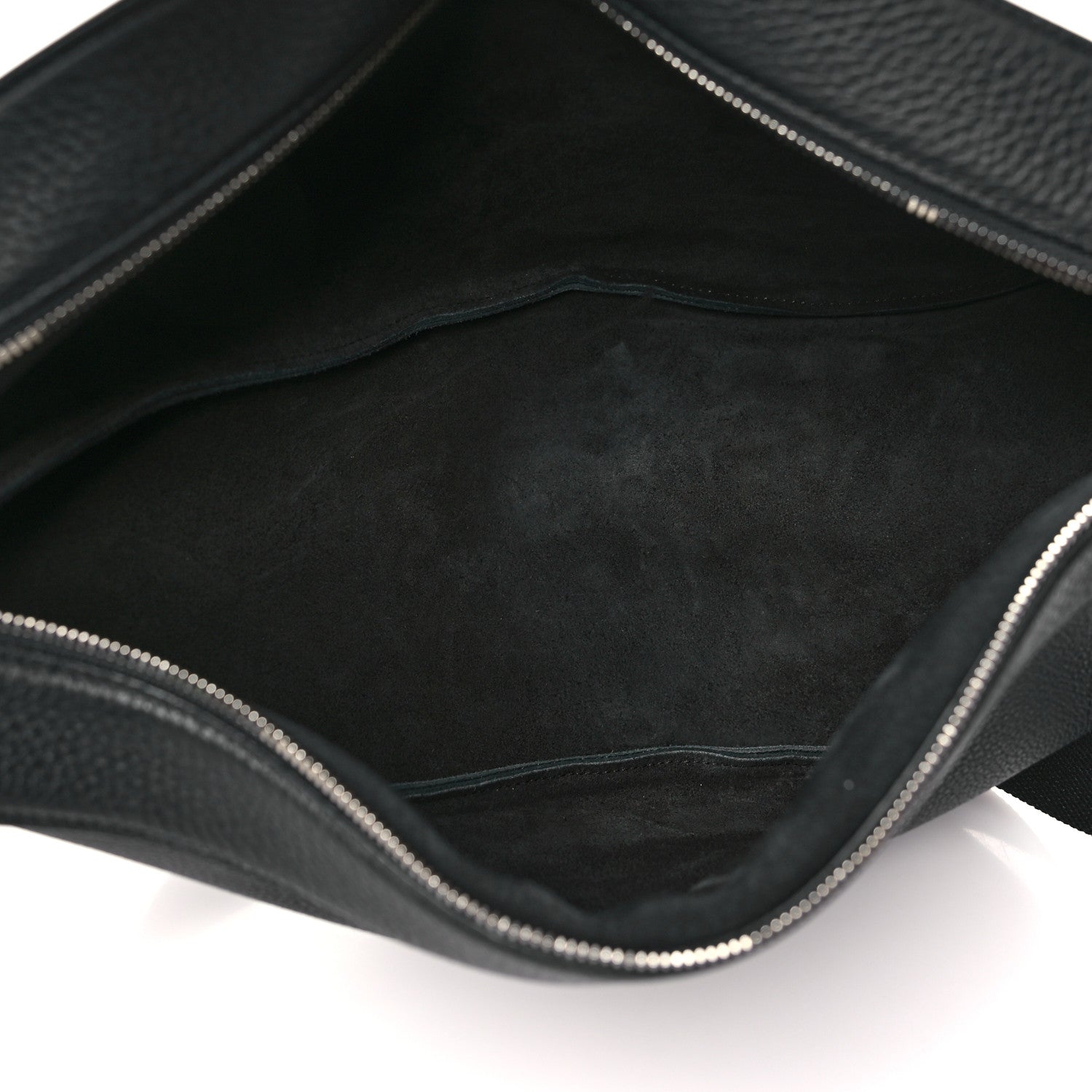 The Row Grained Calfskin Large Slouchy Banana Bag Black 5 of 9