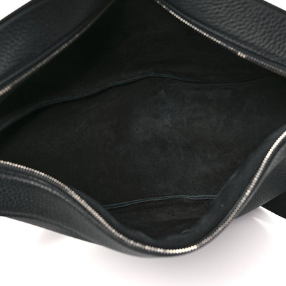 The Row Grained Calfskin Large Slouchy Banana Bag Black 5 of 9