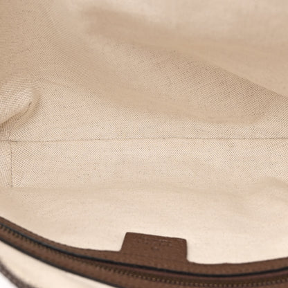 Gucci GG Supreme Monogram Web Small Ophidia Half Moon Hobo Brown 5 of 11