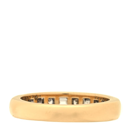 Tiffany 18K Yellow Gold 3mm Half Circle Channel-Set Band Ring 47 4 3 of 4