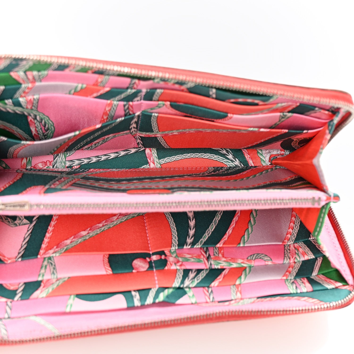 Hermes Epsom Silk'in Wallet Capucine 5 of 10