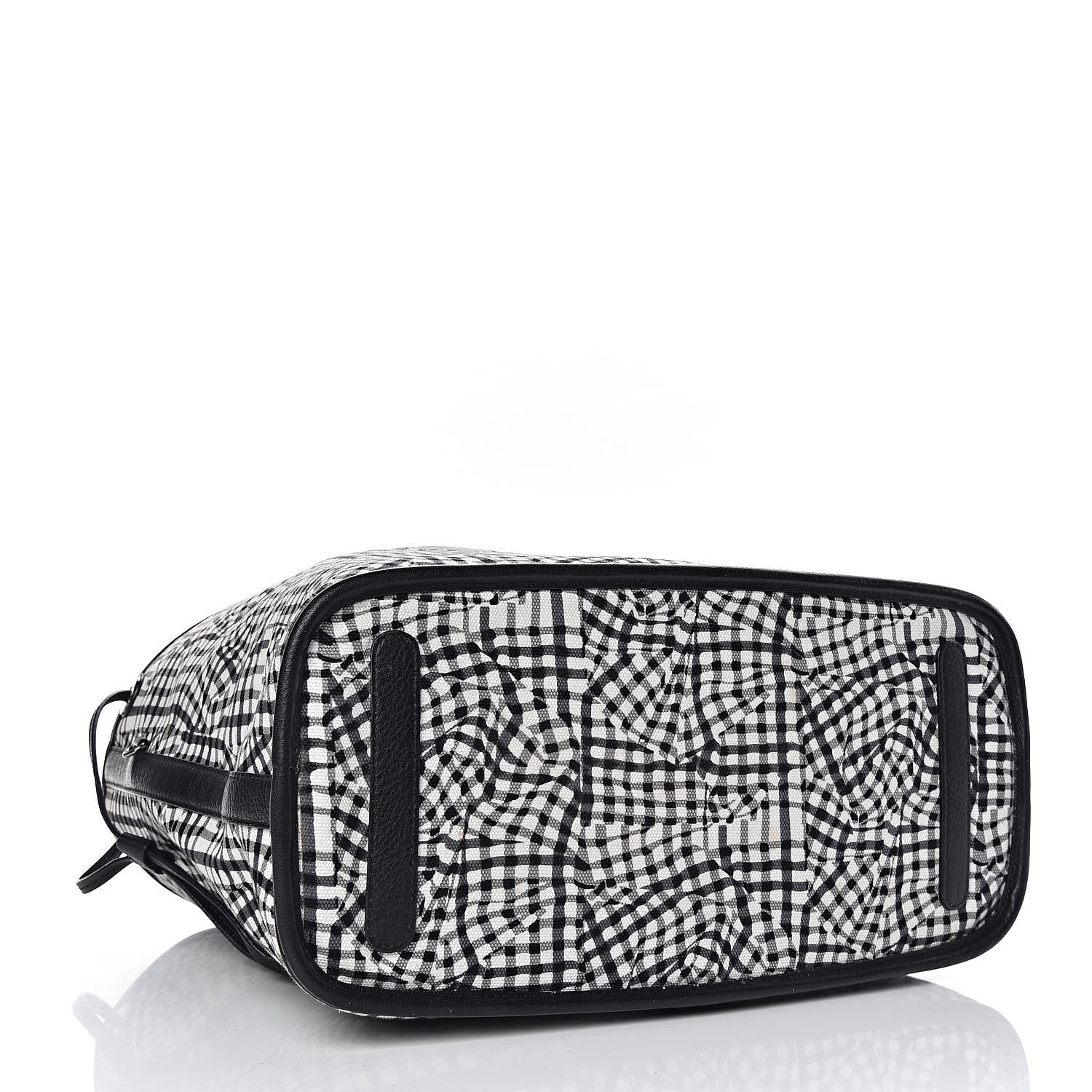 MCM Visetos Medium Liz Reversible Shopper Tote Black 7 of 16