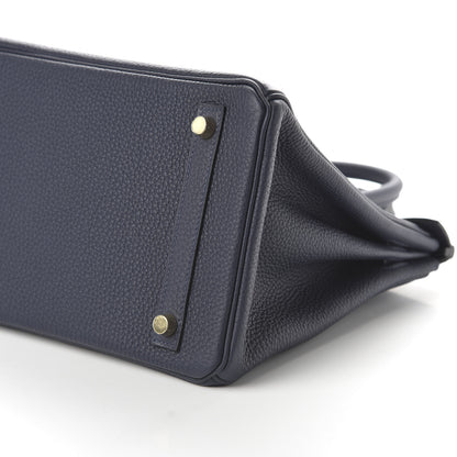 Hermes Togo Birkin 30 Bleu Nuit 7 of 11