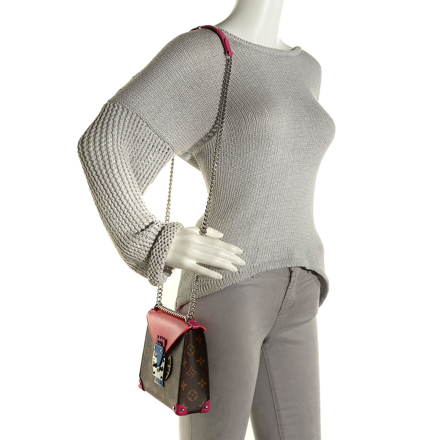 Louis Vuitton Monogram Pochette Mask PM Corail 2 of 7