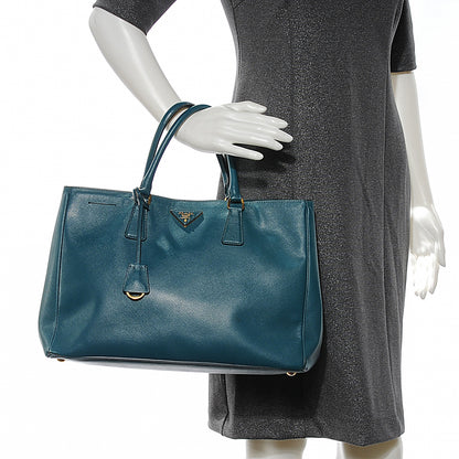 Prada Saffiano Lux Tote Ottanio 2 of 10