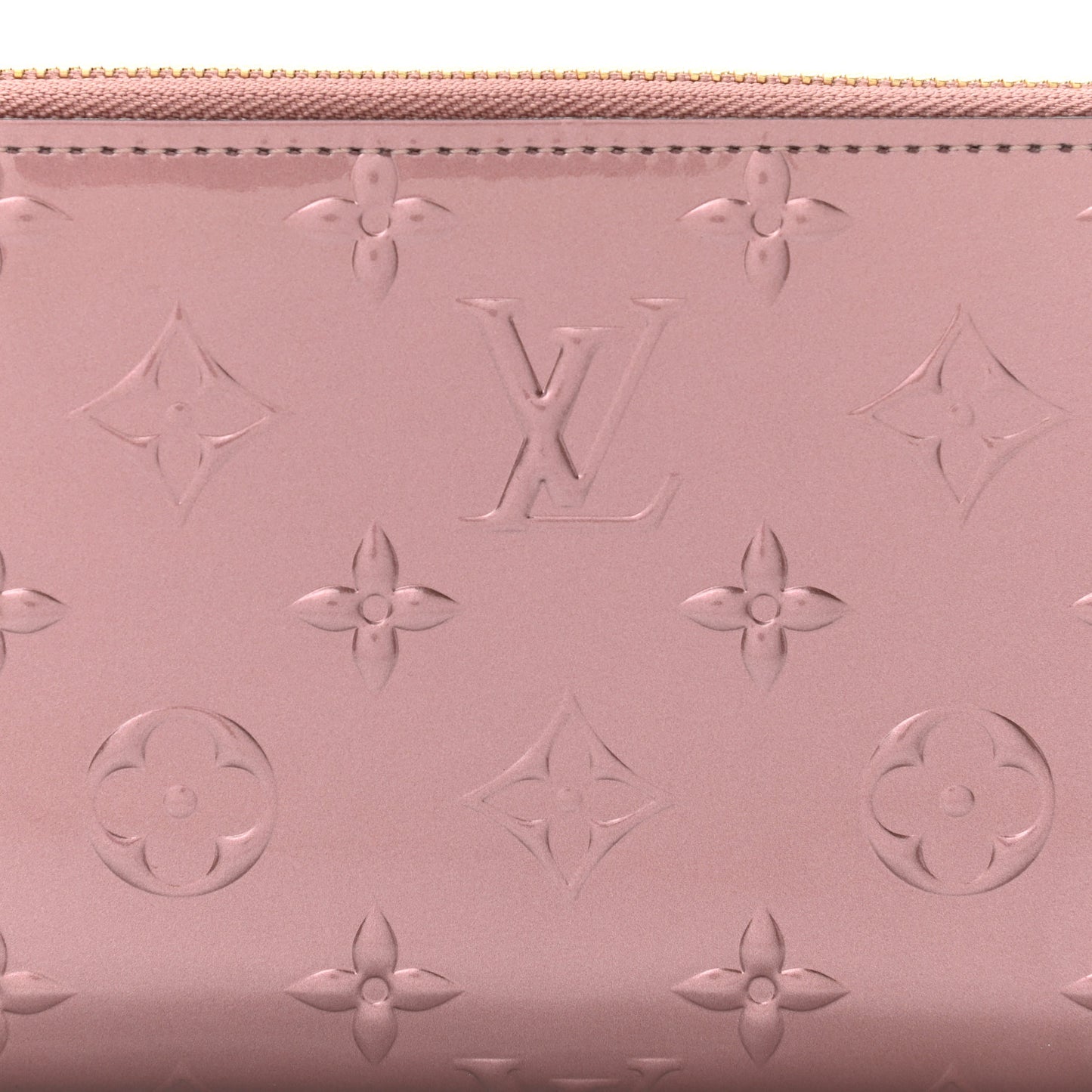 Vernis Zippy Wallet Metallic Pale Pink