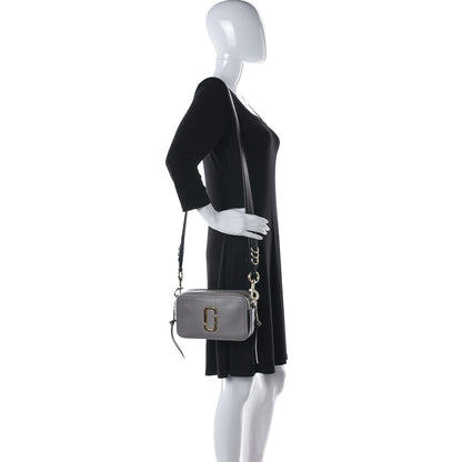 Marc Jacobs Supple Natural Grain Calfskin The Softshot 21 Bag Cement Multi 2 of 13