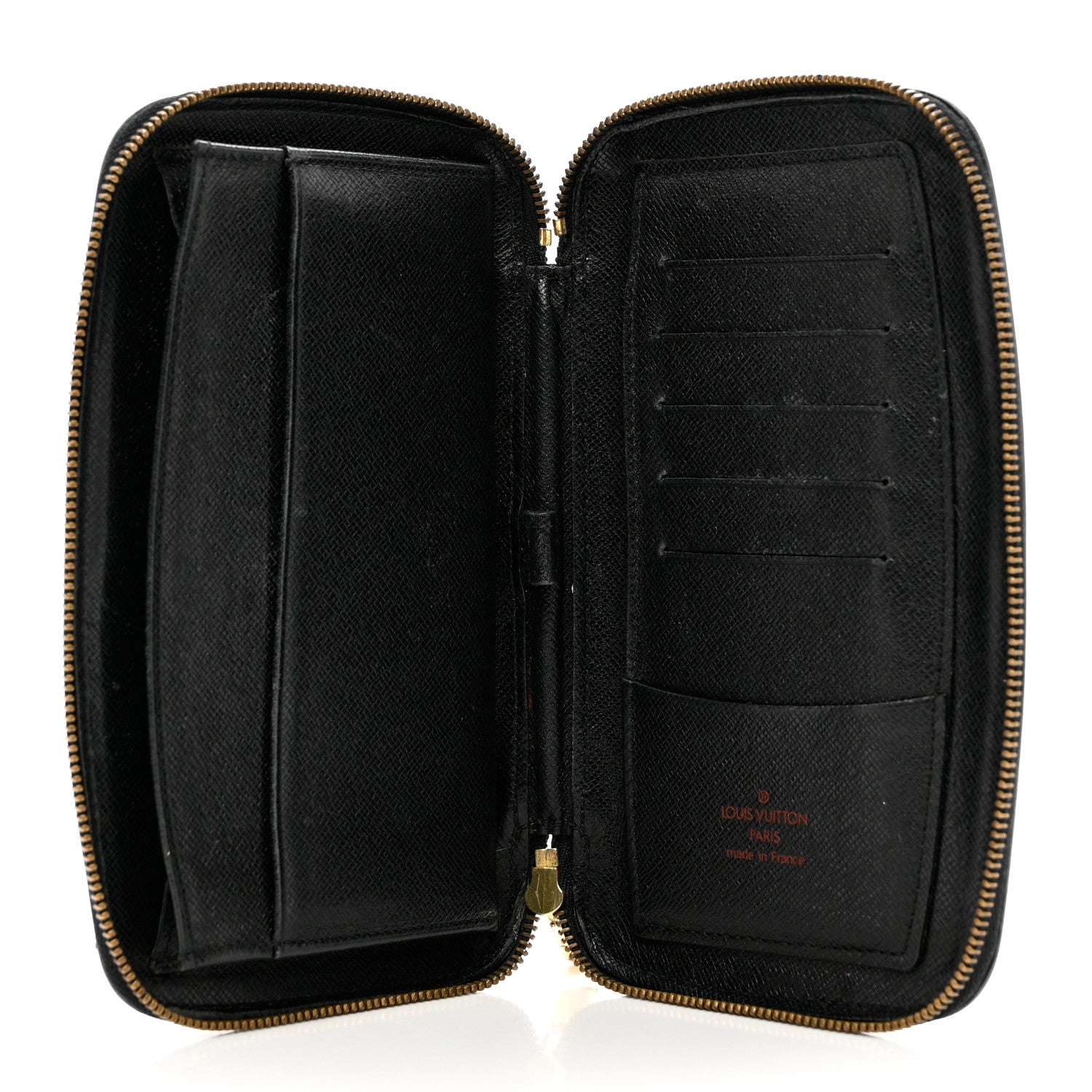 Louis Vuitton Epi Geode Organizer Zippy Wallet Black 5 of 11