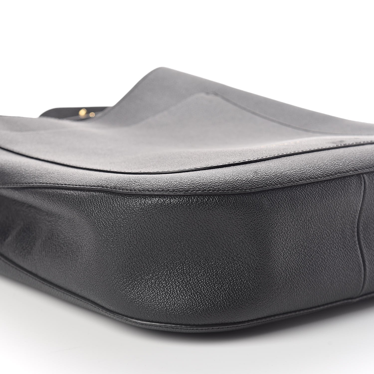 Burberry Soft Grainy Calfskin Small Studded Elmstone Hobo Black 9 of 10