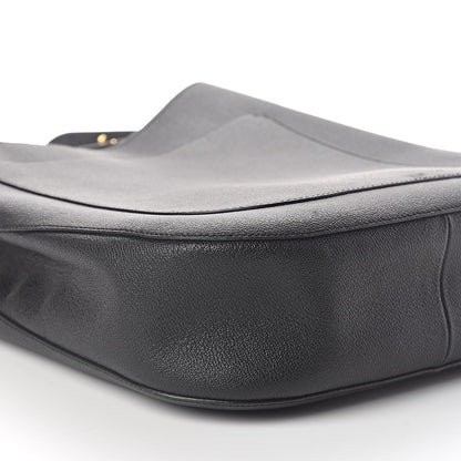 Burberry Soft Grainy Calfskin Small Studded Elmstone Hobo Black 9 of 10