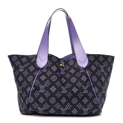 Louis Vuitton Cabas Ipanema GM Navy 3 of 9