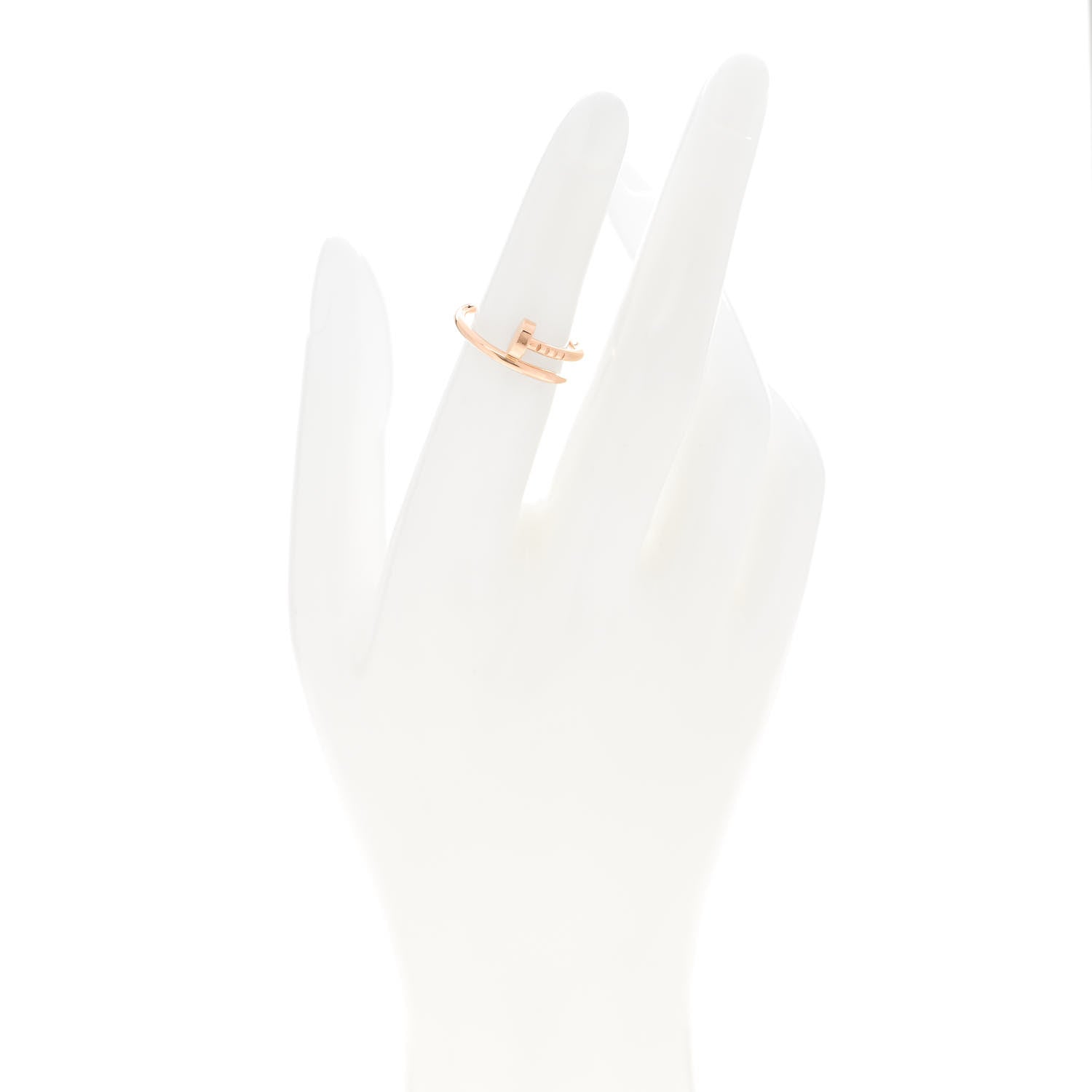 Cartier 18K Pink Gold Small Juste Un Clou Ring 49 5 2 of 5