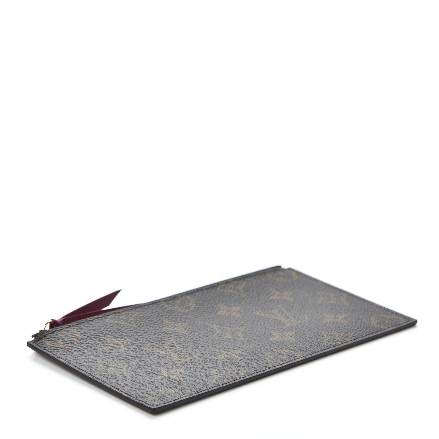 Monogram Felicie Chain Wallet Zippered Insert Fuchsia