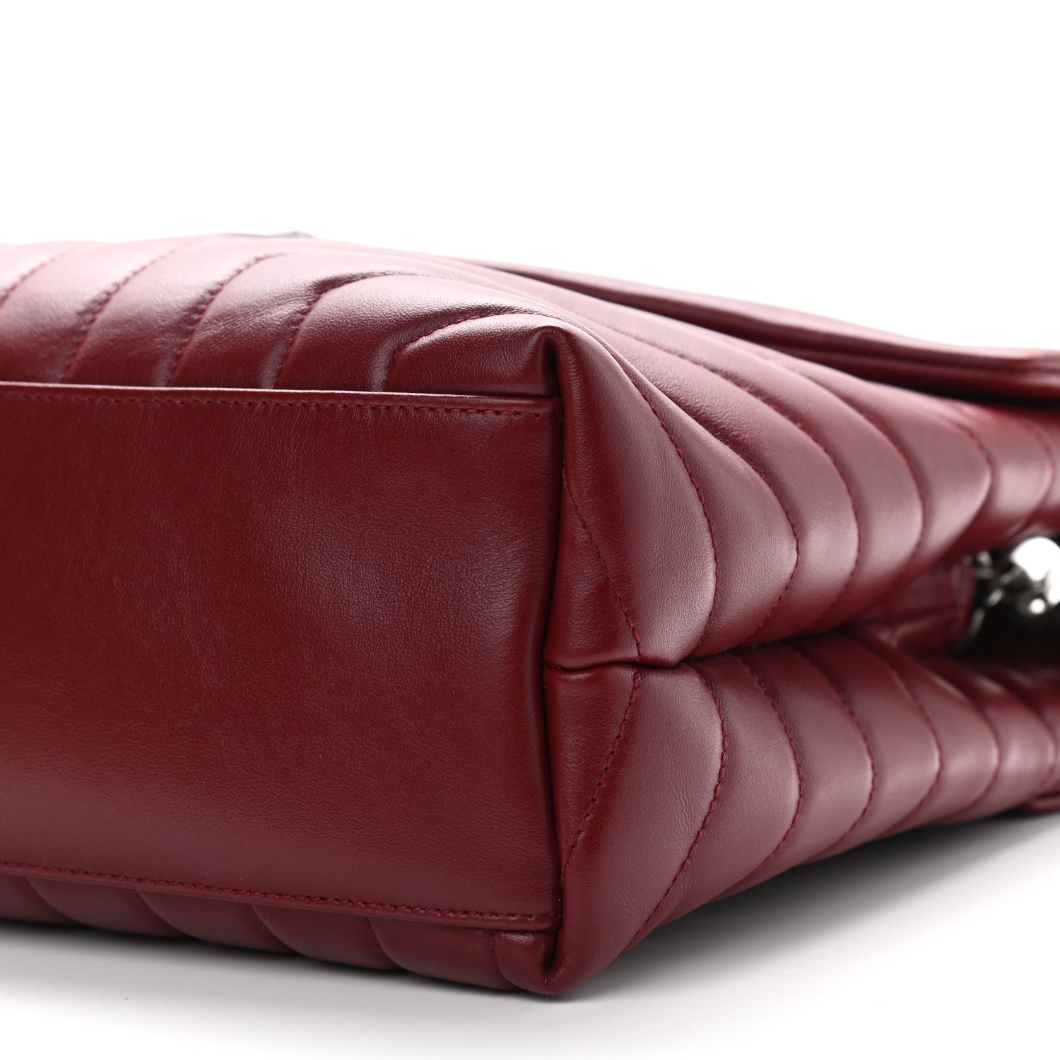 Saint Laurent Calfskin Y Quilted Monogram Medium Loulou Chain Satchel 10 of 11