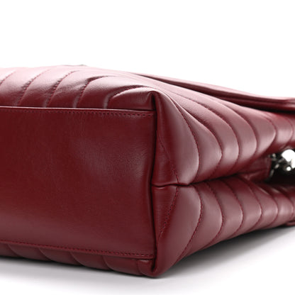 Saint Laurent Calfskin Y Quilted Monogram Medium Loulou Chain Satchel 10 of 11