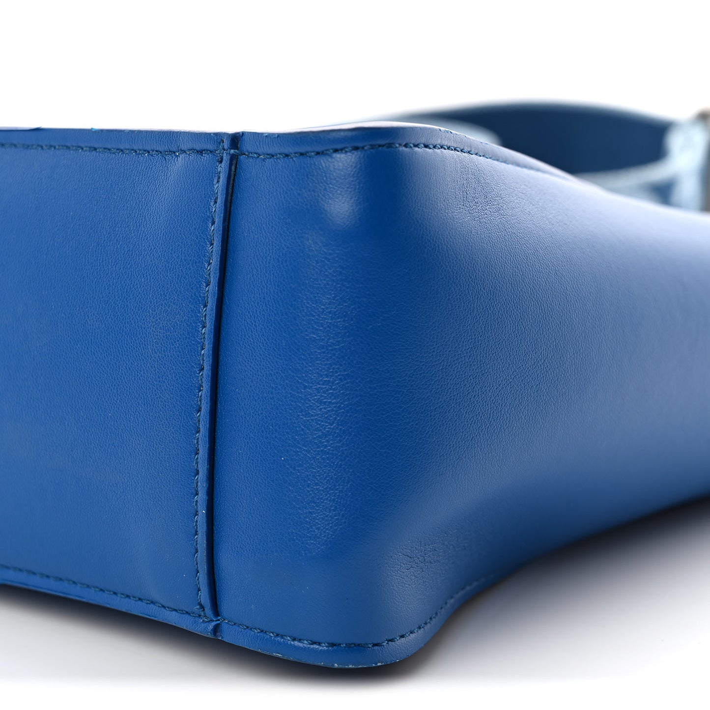 Eco Alter Nappa Perforated Logo Mini Crossbody Blue
