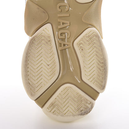 Balenciaga Fabric Mesh Mens Triple S Sneakers 39 White 11 of 24