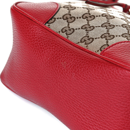Gucci Monogram Small Bree Tote Red 10 of 13