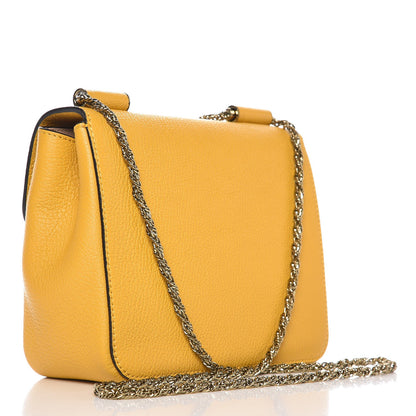 Chloe Goatskin Small Elsie Shoulder Bag Sunray 3 of 7