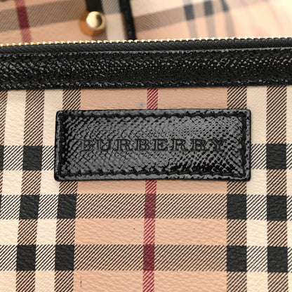 Burberry Haymarket Check Small Canterbury Tote Black 6 of 10