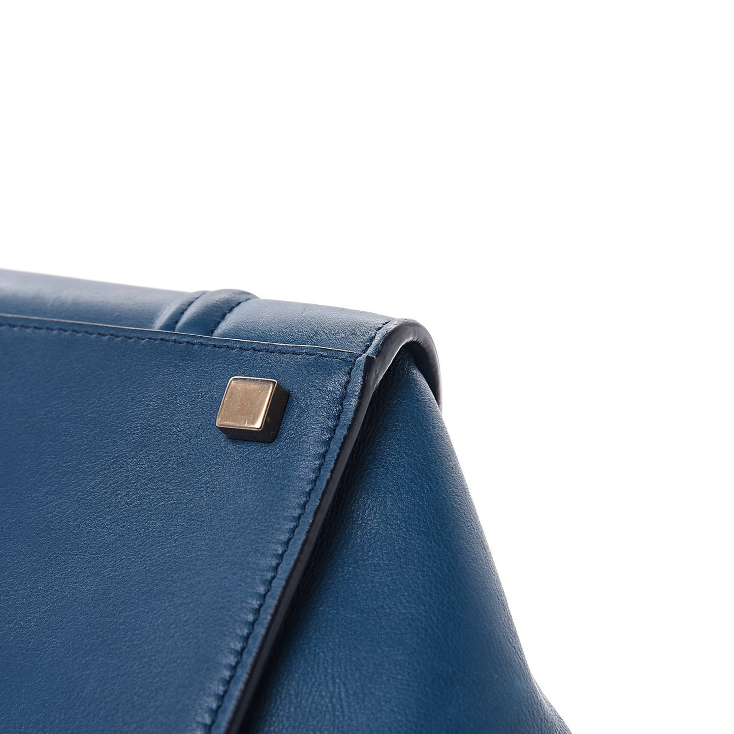 Nappa Calfskin Medium Phantom Luggage Metallic Blue