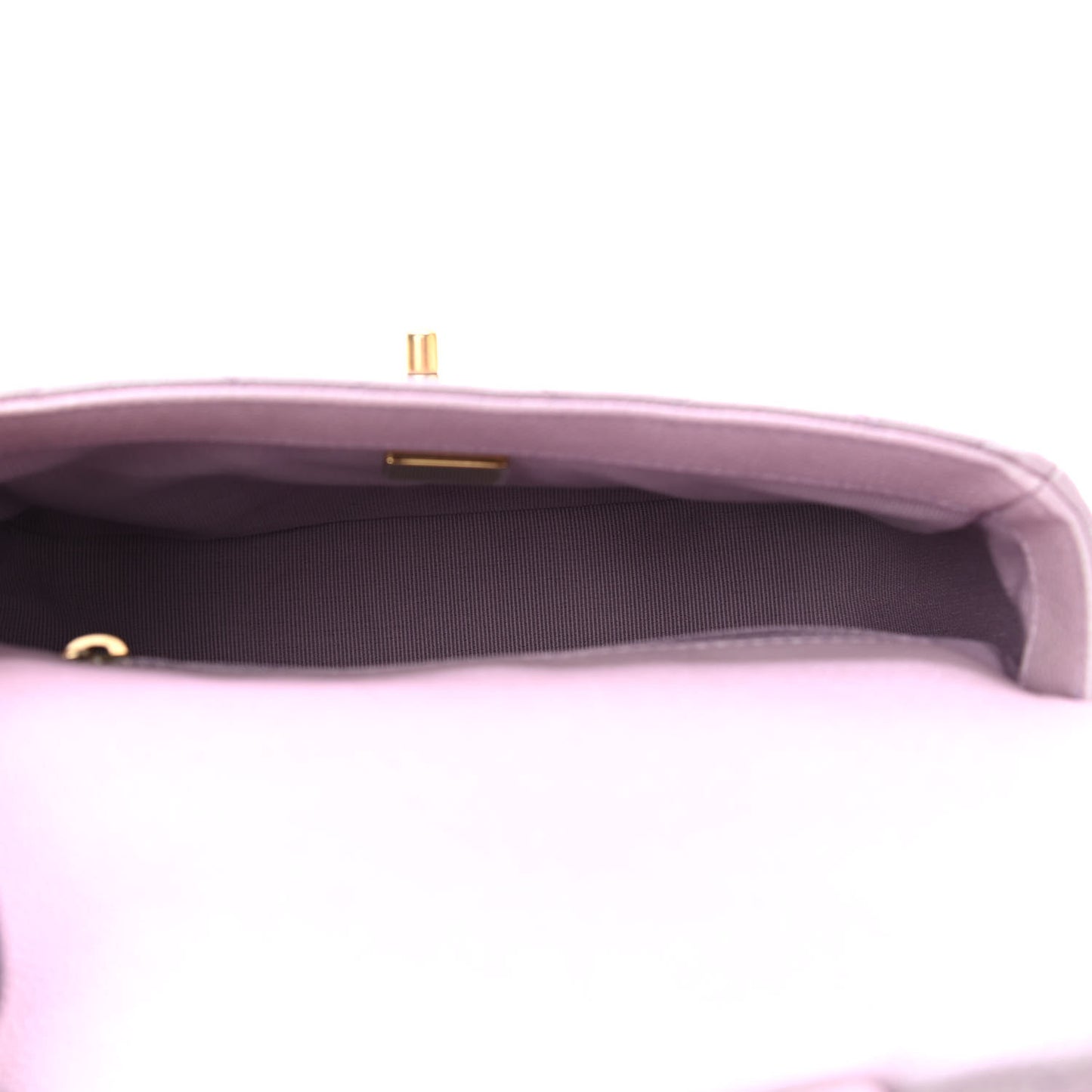 Iridescent Caviar Quilted Mini My Perfect Flap Pink