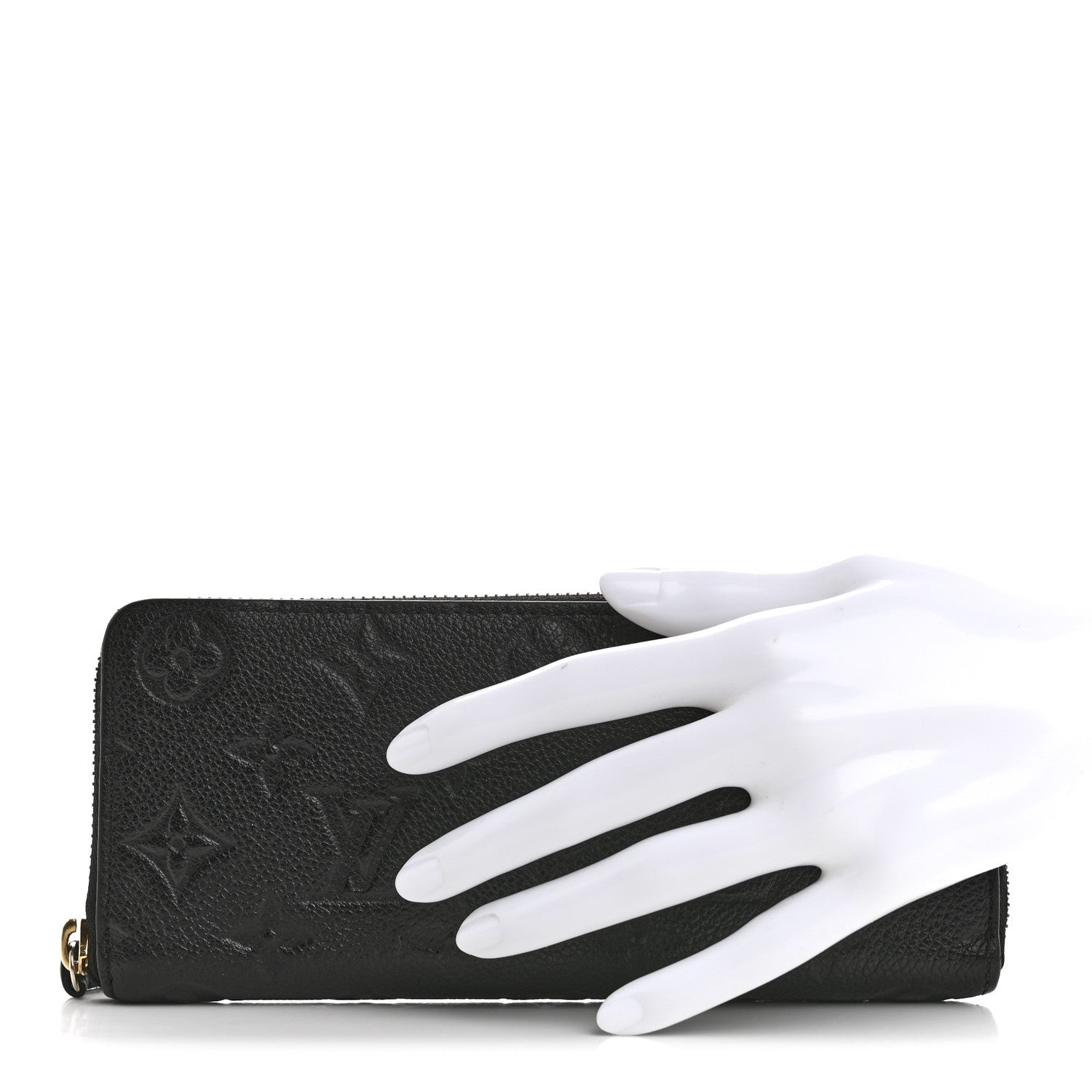 Louis Vuitton Empreinte Clemence Wallet Black 2 of 11