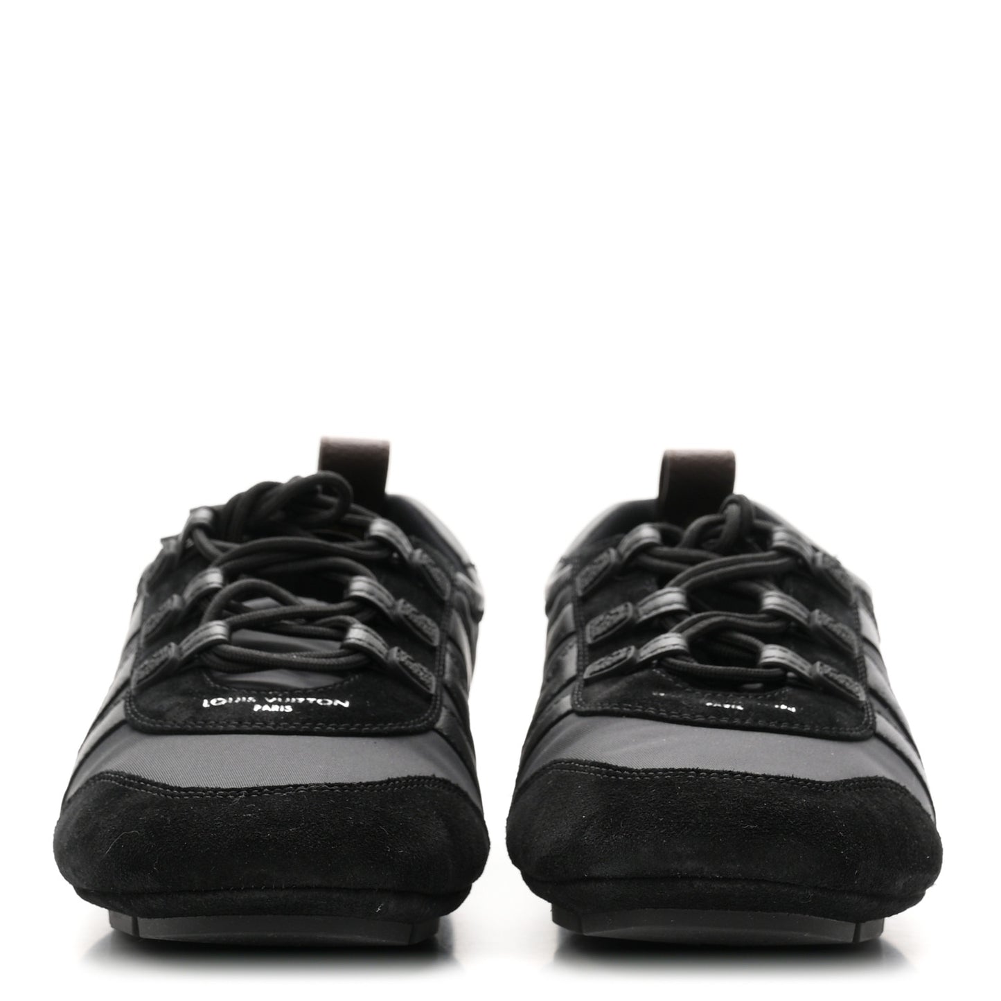 Suede Calfskin LV Sneakerina 39.5 Black