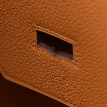 Hermes Togo HAC Travel Birkin 50 Caramel 11 of 11