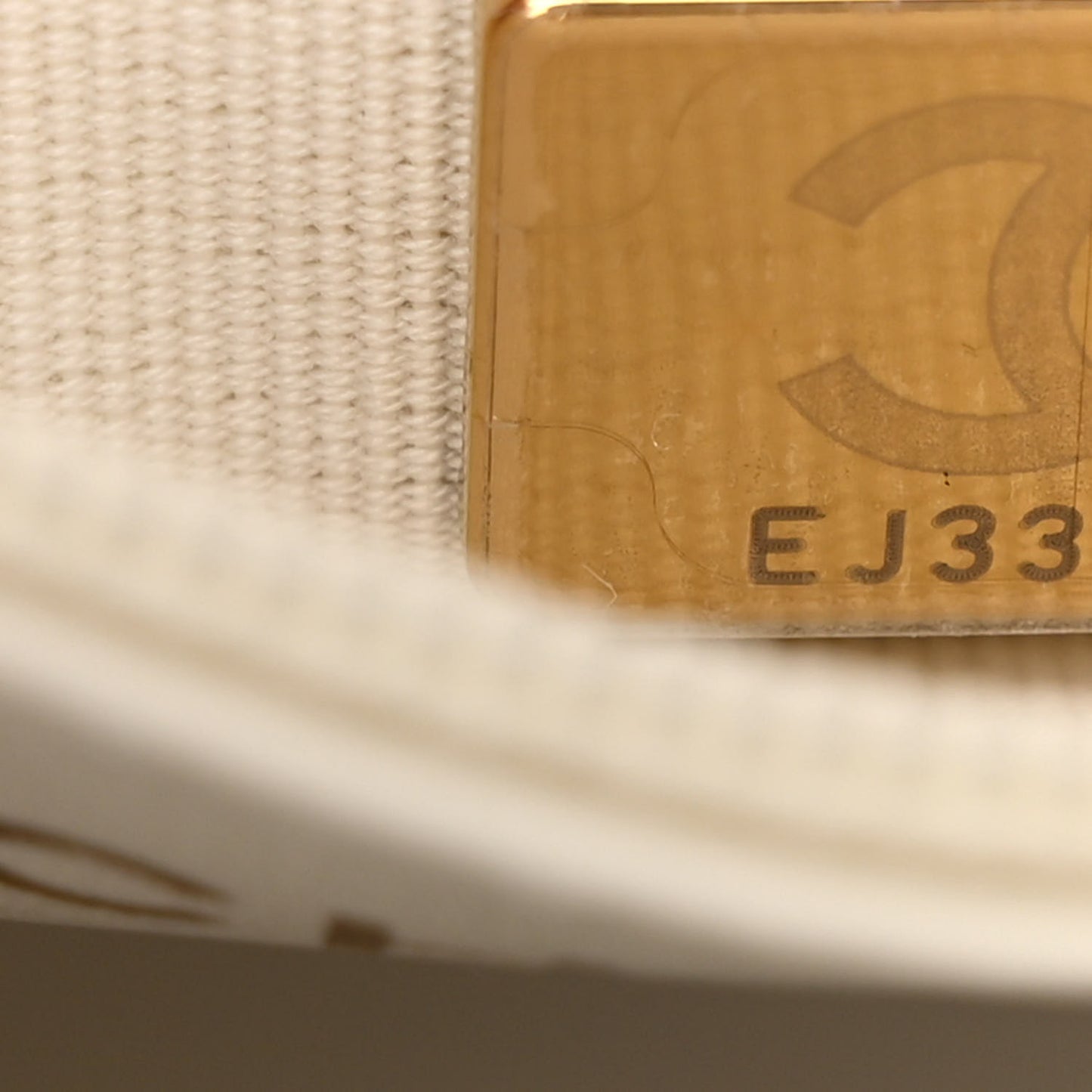 Shiny Aged Calfskin Quilted Nano Kelly Shopper White