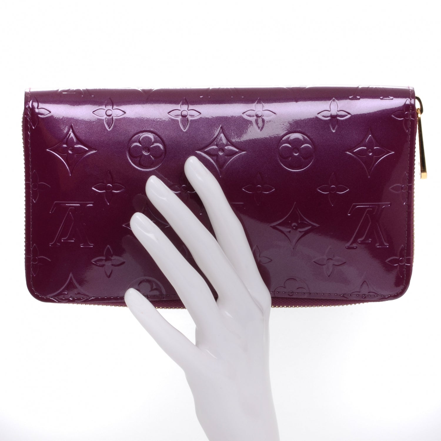 Louis Vuitton Vernis Zippy Wallet Violet 2 of 7