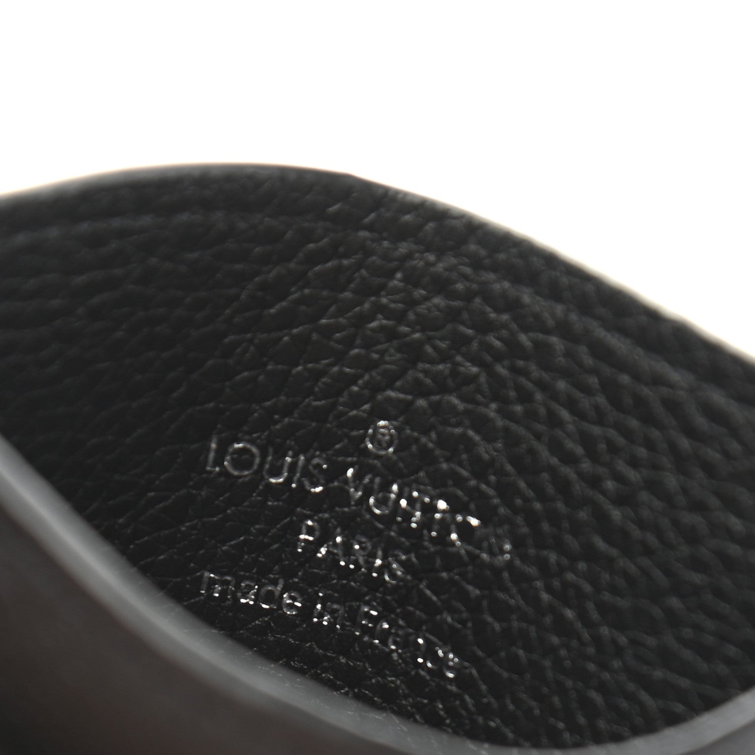 Louis Vuitton Calfskin Lockme Card Holder Black 6 of 7