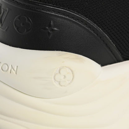 Louis Vuitton Stretch Fabric Run 55 Sneaker Boots 37 Black 9 of 10