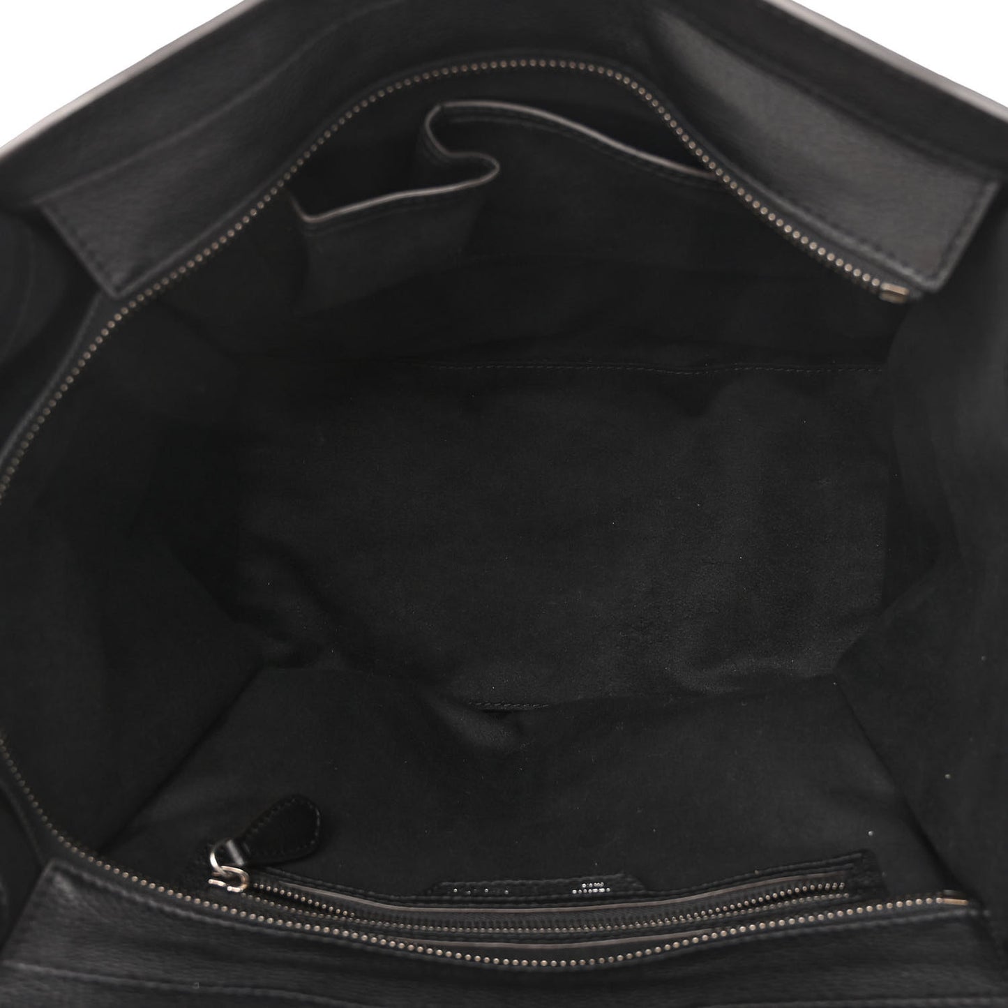 Drummed Calfskin Mini Luggage Black