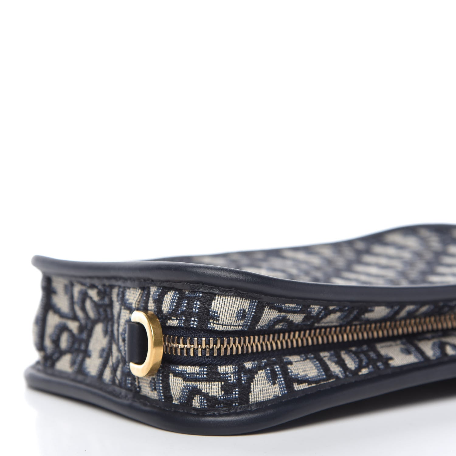 Christian Dior Oblique Diorquake Clutch Blue 8 of 12
