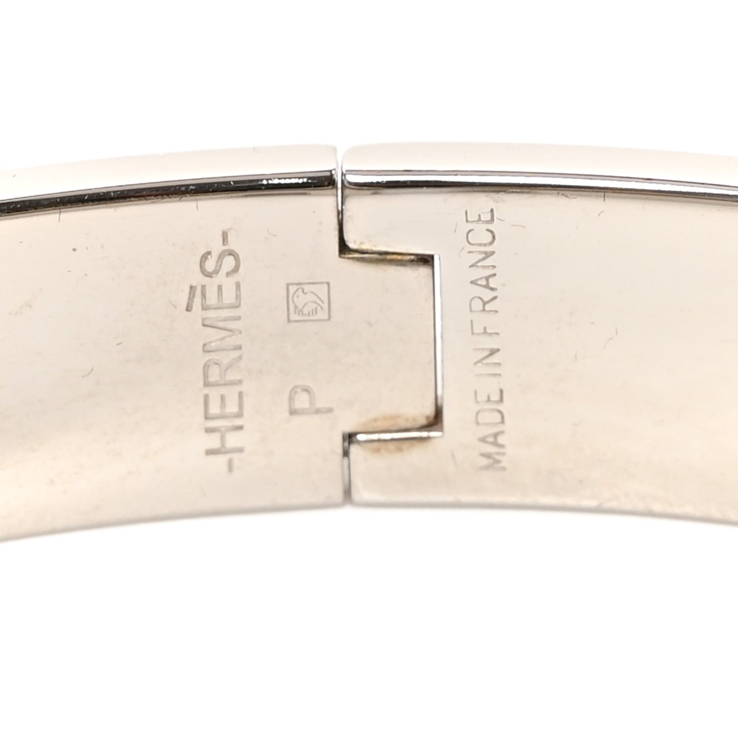 Enamel Narrow Clic Clac H Bracelet PM Bleu Lin