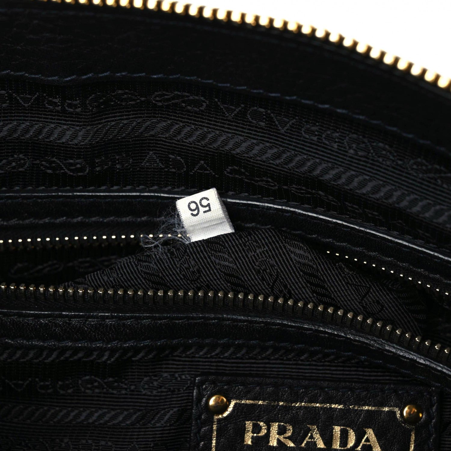 Prada Vitello Daino Tote Black 13 of 15