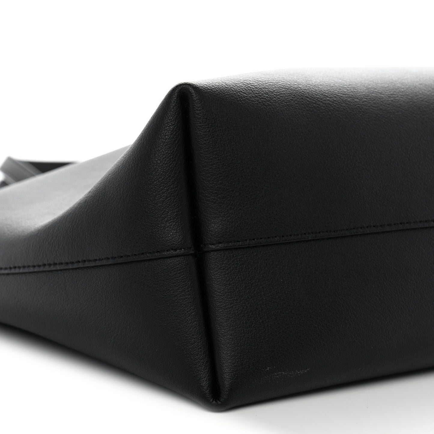 Calfskin Large Shopping Tote Black