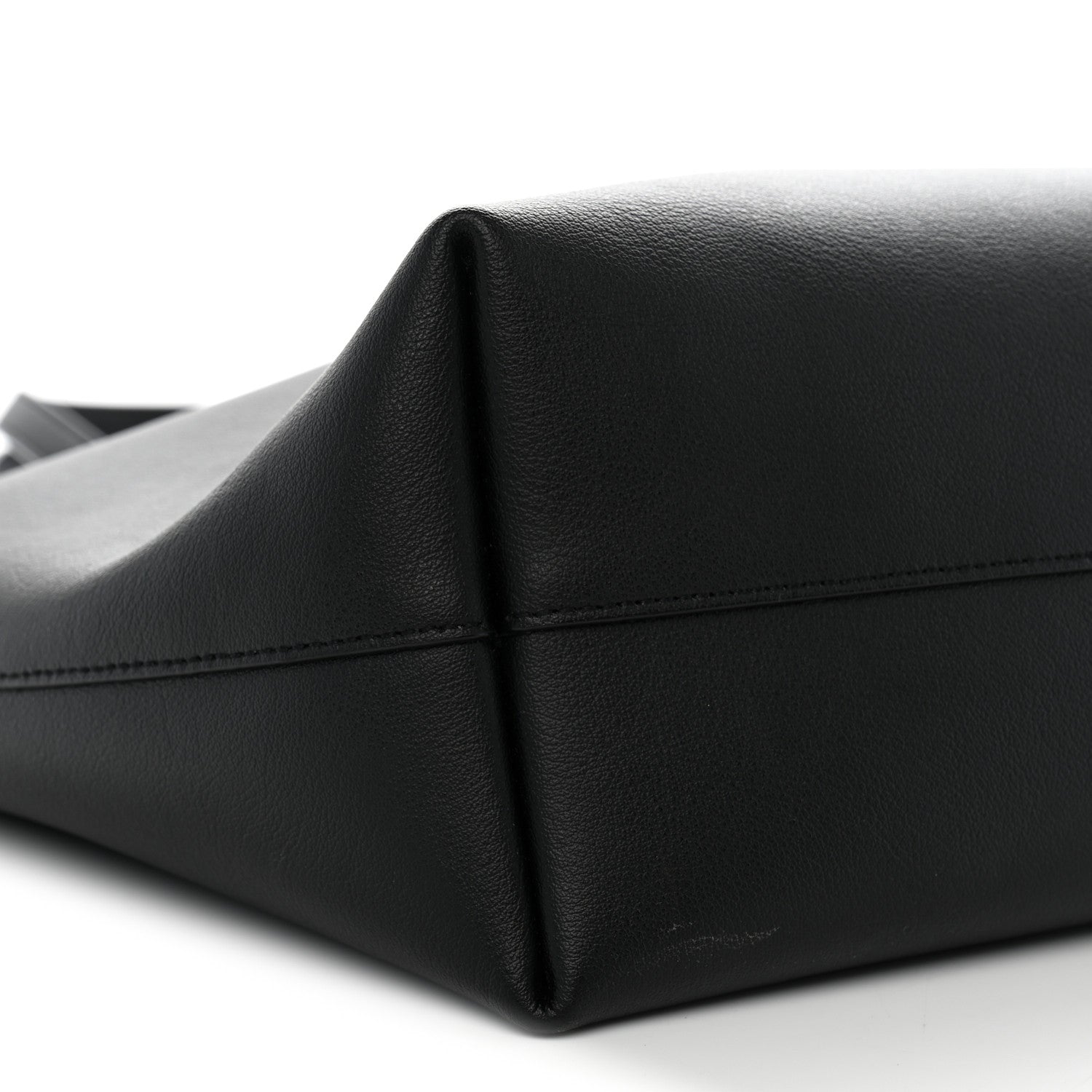 Saint Laurent Calfskin Large Shopping Tote Black 11 of 12