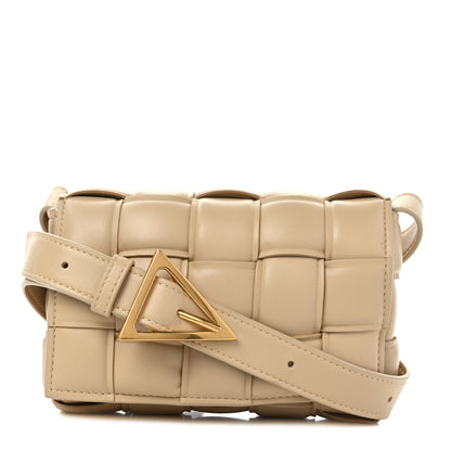 Bottega Veneta Nappa Intreccio Small Padded Cassette Crossbody Bag Ice Cream 1 of 8