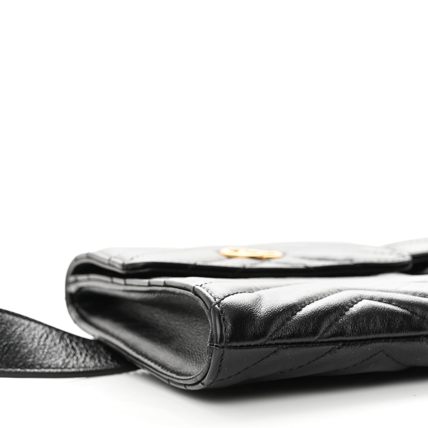 Gucci Calfskin Matelasse GG Marmont 2.0 Multi Belt Bag 85 34 Black 11 of 17