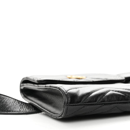 Gucci Calfskin Matelasse GG Marmont 2.0 Multi Belt Bag 85 34 Black 11 of 17