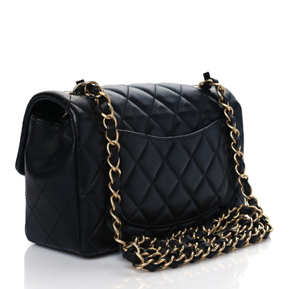 Chanel Lambskin Quilted Mini Rectangular Flap Black 3 of 10