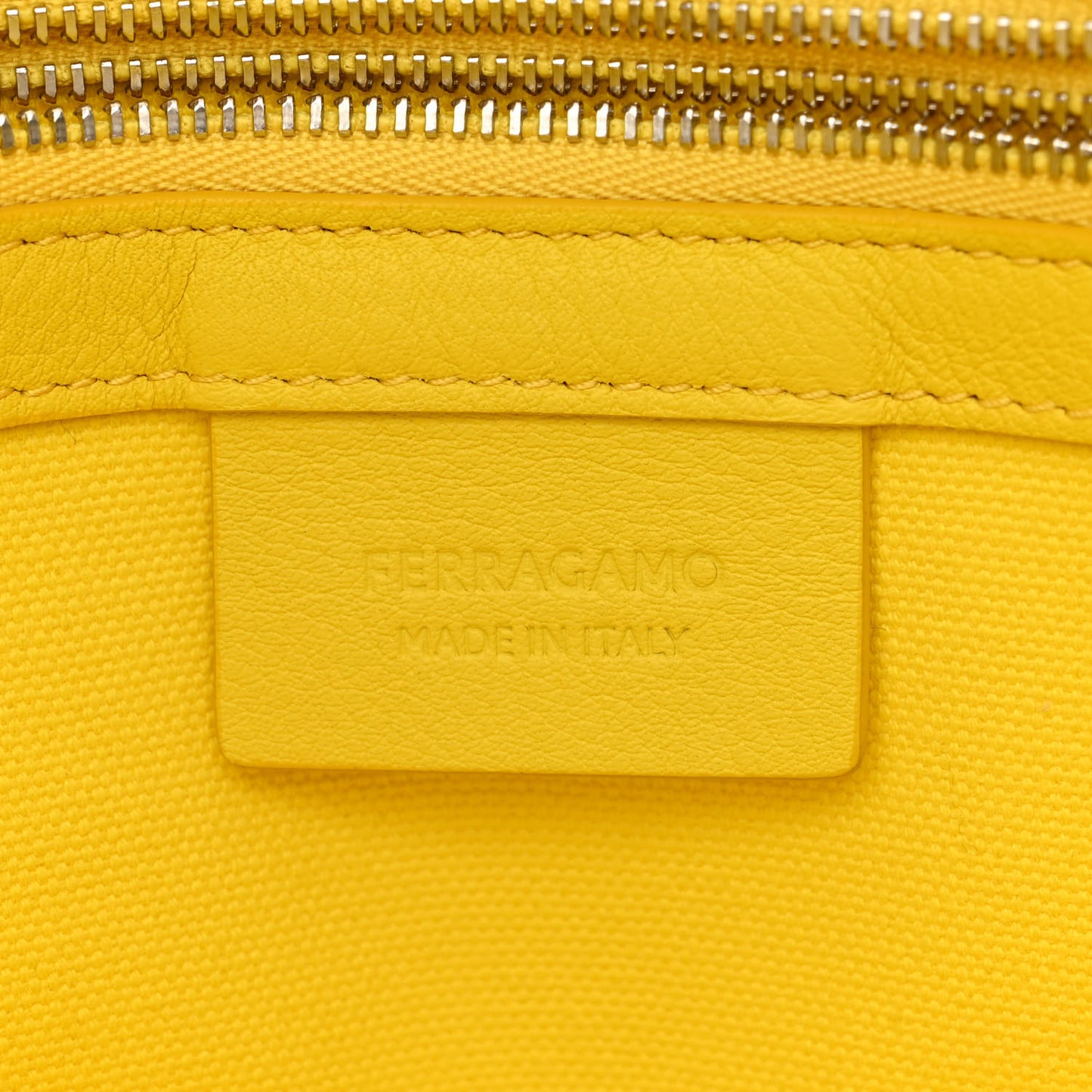 Calfskin Large Star Tote Yellow